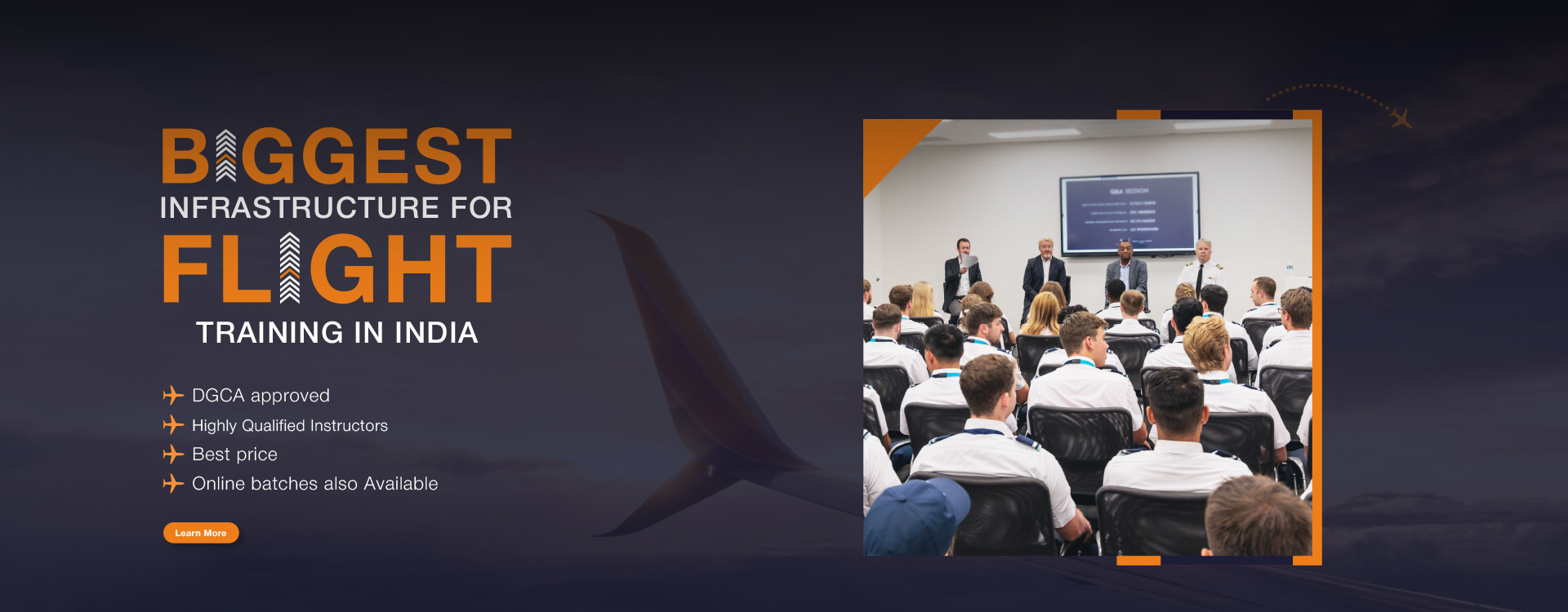 Biggest Infrastructure for Flight Training in India